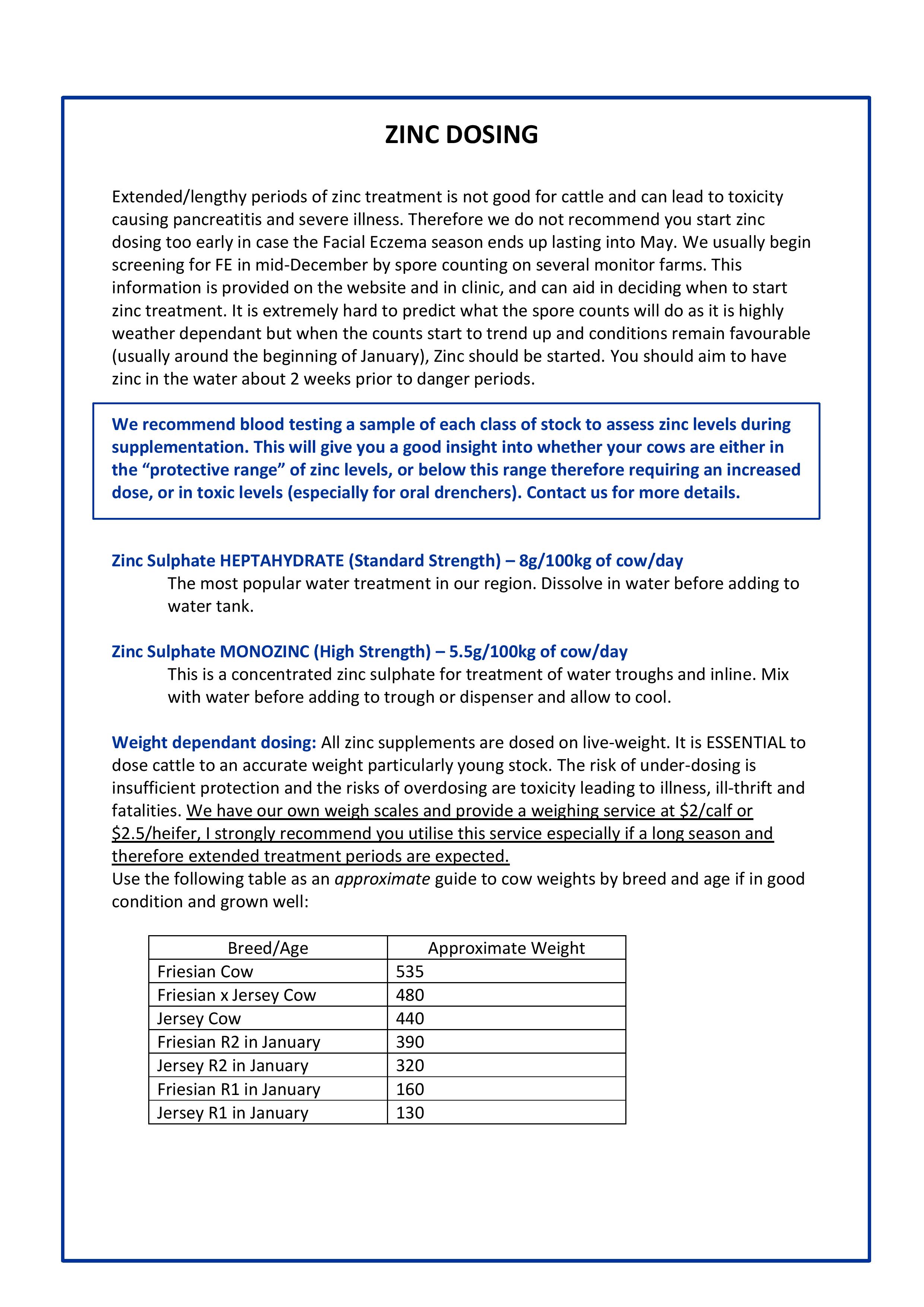 Veterinary Health Centre Opotiki and Whakatane > INFO & NEWSLETTERS